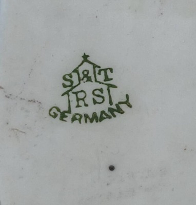 R.S. Germany Porcelain Card Holder - 6
