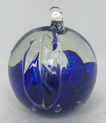 St. Clair Art Glass Apple Paperweight - 2