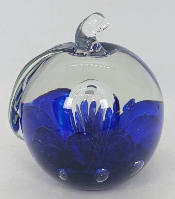 St. Clair Art Glass Apple Paperweight - 3