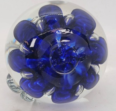 St. Clair Art Glass Apple Paperweight - 6