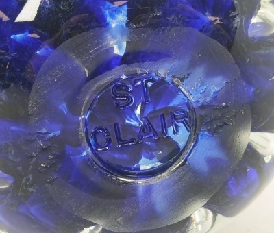 St. Clair Art Glass Apple Paperweight - 7