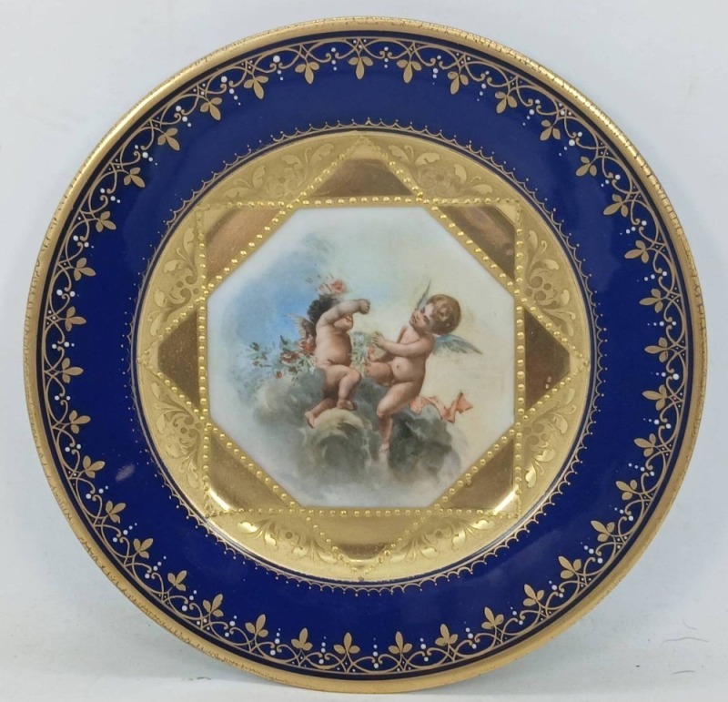 Royal Vienna 6.5" Decorative Cobalt Plate