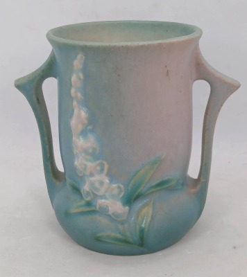 Roseville Foxglove 42-4" Vase, Green - 3