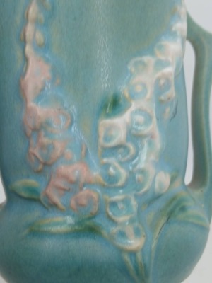 Roseville Foxglove 42-4" Vase, Green - 5