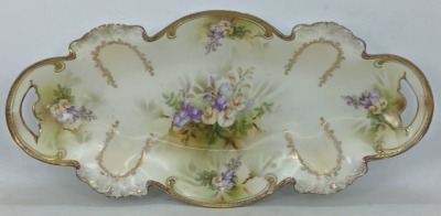 R.S. Prussia Porcelain Relish Tray