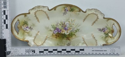 R.S. Prussia Porcelain Relish Tray - 7