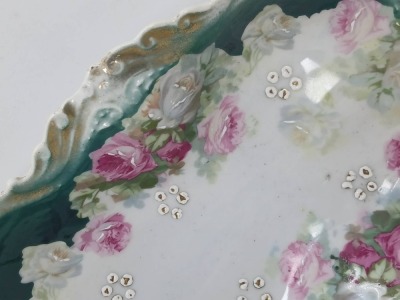Handpainted Porcelain Relish Tray - 2