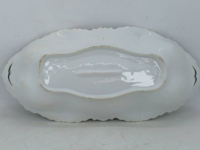 Handpainted Porcelain Relish Tray - 3