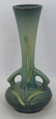 Roseville Freesia 195-7" Bud Vase, Green - 3