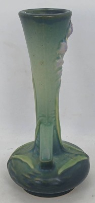 Roseville Freesia 195-7" Bud Vase, Green - 4