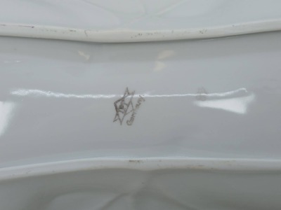 Mrkd. Germany Relish Dish with Roses - 4