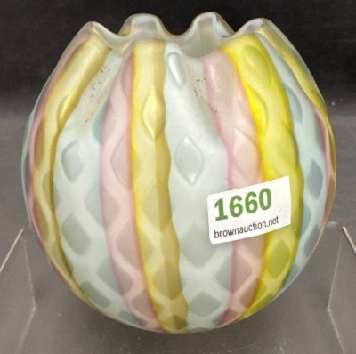 Murano Mother-of-Pearl Rose Bowl - 3