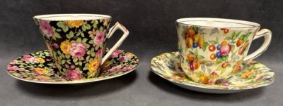 Royal Winton Beeston and Evesham Cup and Saucer Sets - 3