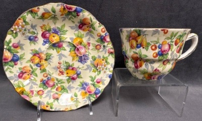 Royal Winton Beeston and Evesham Cup and Saucer Sets - 4