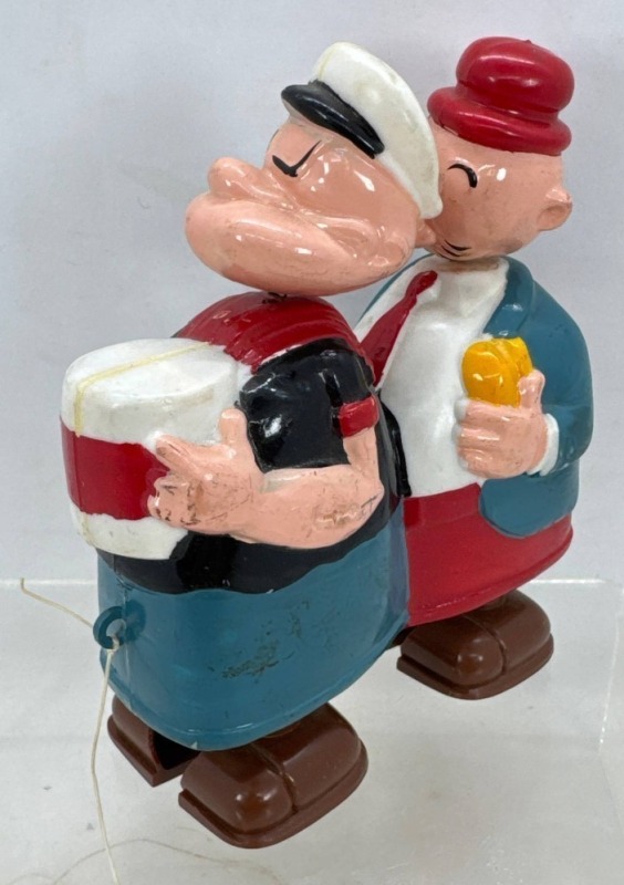 1964 Marx Popeye and Wimpy Walk-Away Toy