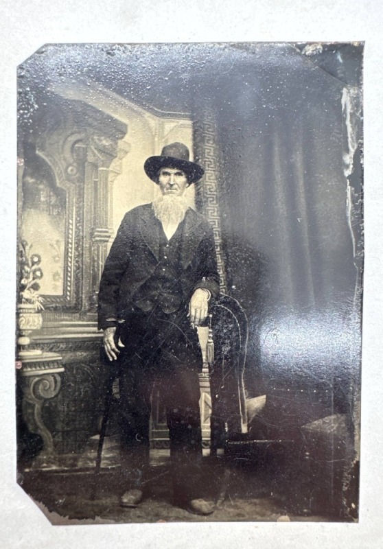 19th Century Tintype Portrait of Gentleman