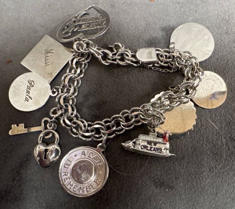 Sterling Silver Charm Bracelet