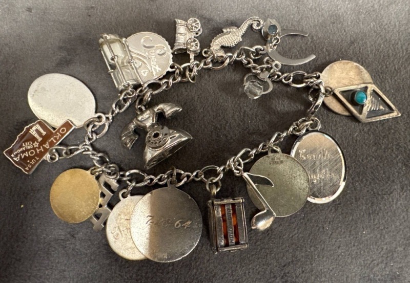 Sterling Silver Charm Bracelet