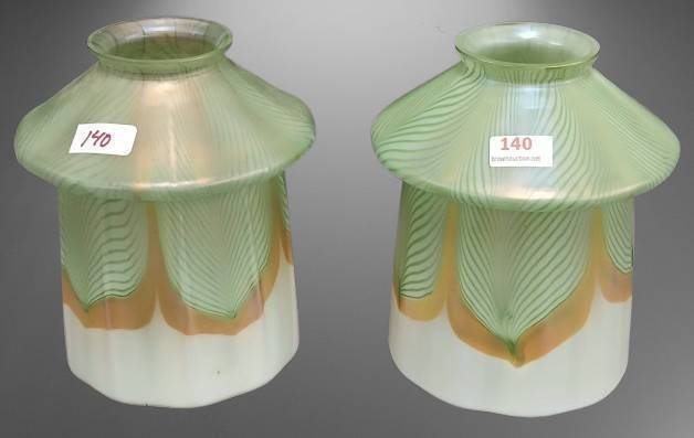 Steuben Art Glass Lamp Shades