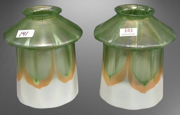 Steuben Art Glass Lamp Shades