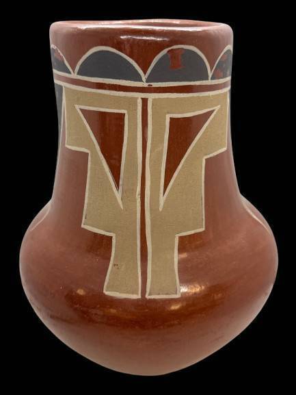 Native American 10" Decorative Earthenware Vase
