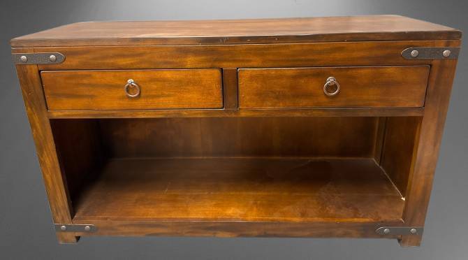 Modern Wooden Console Table With Drawers