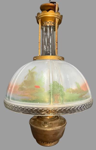 Aladdin Model 12 Hanging Lamp with Shade