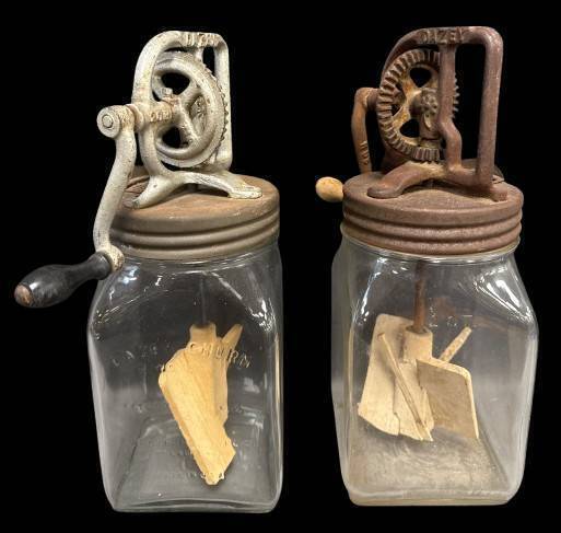 (2) Early 20th Century Dazey Churns