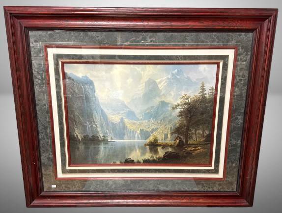 Framed Artwork "In the Mountains'