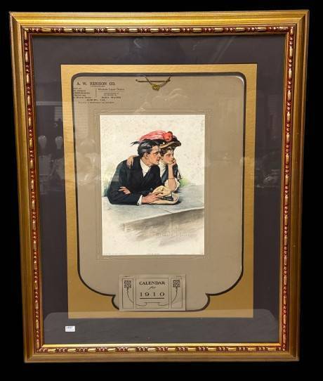 1910 A.W. Kenison Co. Calendar Artwork
