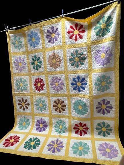 Handmade 128" x 96" Patchwork Quilt