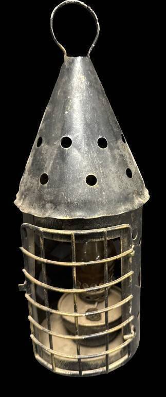 Rustic Metal Hanging Lantern