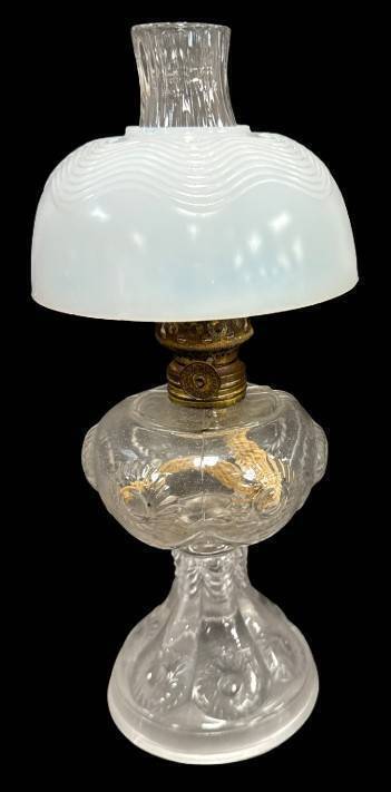 Miniature Glass Oil Lamp