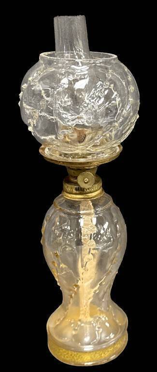 Miniature Glass Oil Lamp