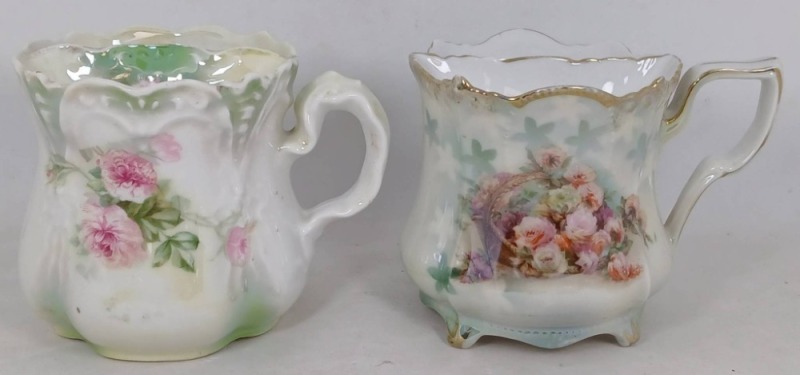 (2) RS Prussia Mustache Cups