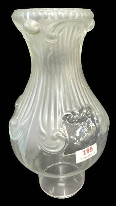 Frosted and Clear Glass Lamp Shade