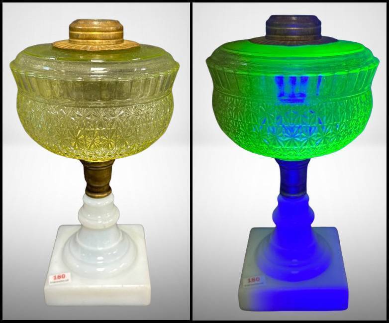 EAPG Oil Lamp with Uranium Glow
