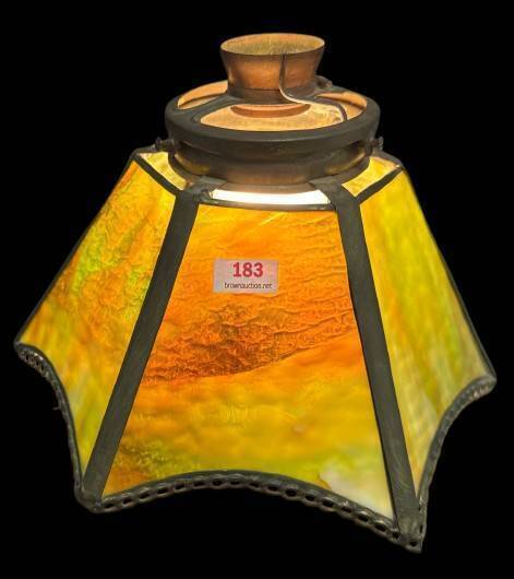 Multicolored Stained Glass Lamp Shade