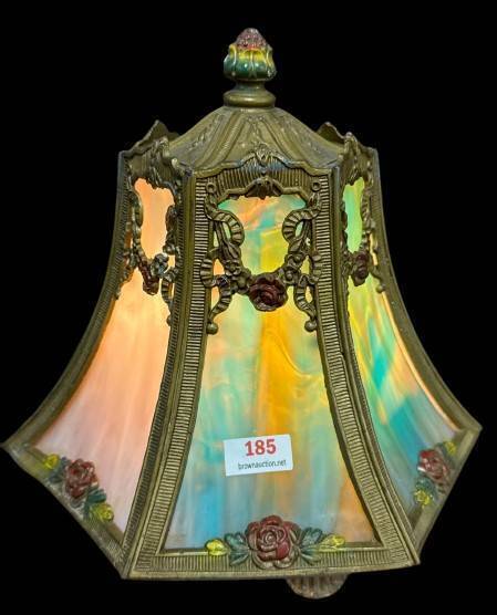 Multicolored Stained Glass Lamp Shade