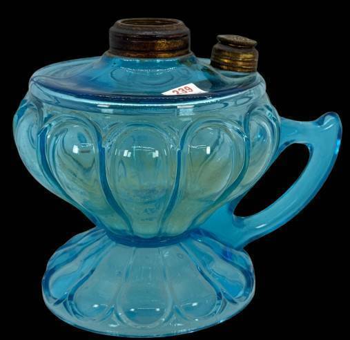 Lowell Loop Kerosene Footed Finger Lamp