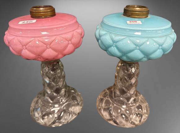 Quilt/Florette Kerosene Stand Lamps