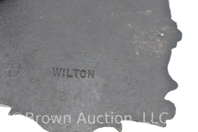 (2) Cast Iron wall hanging match holders, 1-mrkd. Wilton - 11