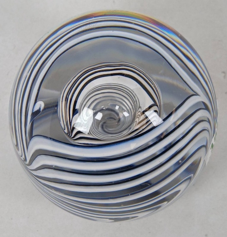 Swedish 1983 Crystal Paperweight