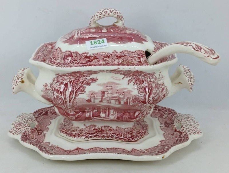 Mason's Vista Ironstone Gravy Set