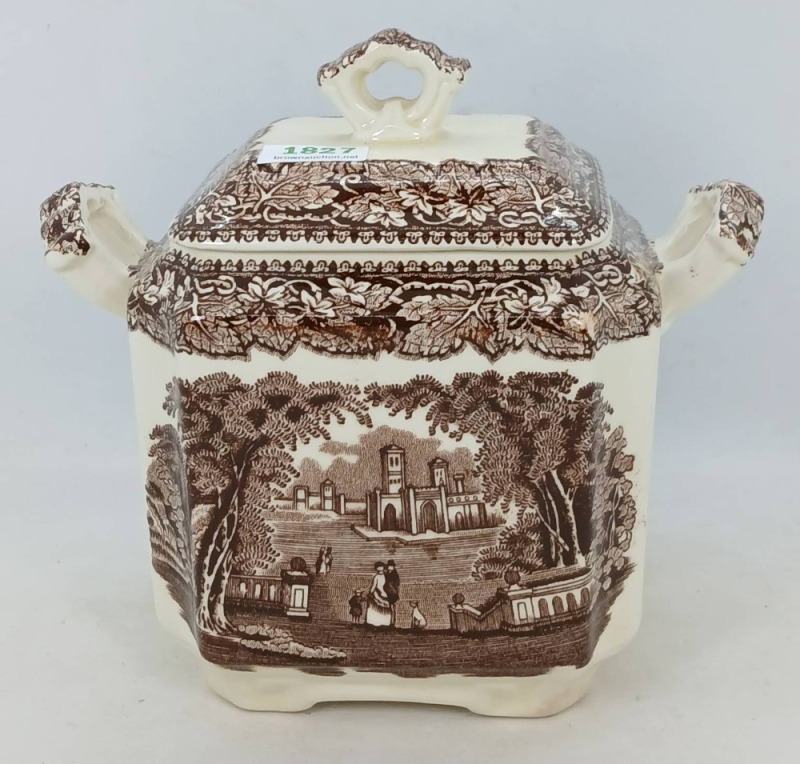 Mason's Vista Ironstone Sugar Bowl
