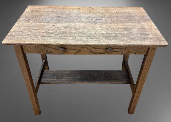 29-Inch Tall Library Table with Drawer