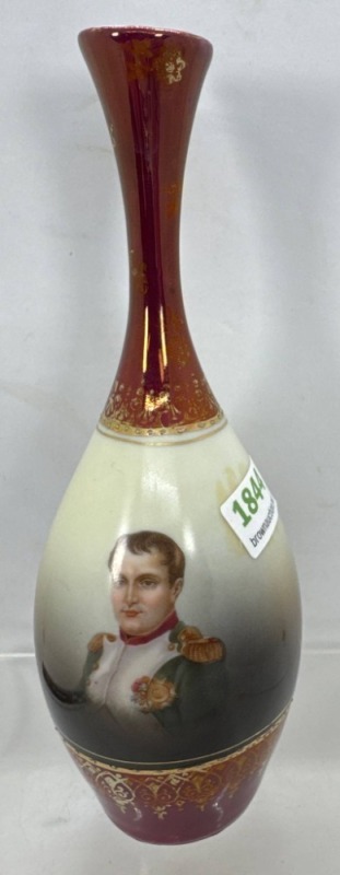 Porcelain Vase With Napoleon Portrait