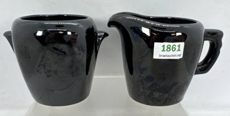 Frankoma Ada Clay Creamer and Sugar Set