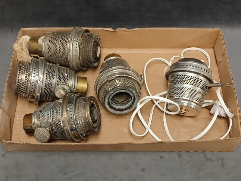 (5) Vintage Aladdin Lamp Burners