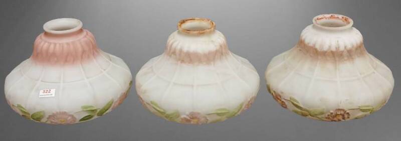 (3) Glass Lamp Shades